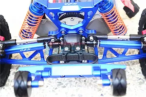 GPM Blue Steel Traxxas Rustler 4x4 Rear Universal Drive Shafts 2Pcs w/ 12mm Hexes image 37012