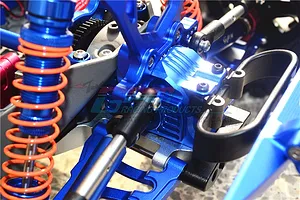 GPM Blue Aluminium Rear Differential Housing Set image 37018