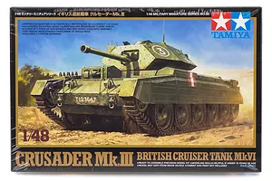 Tamiya 1/48 British Crusader Mk.III SU-122 Tank Destroyer Plastic Model Kit