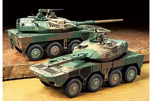 Tamiya 1/48 Japanese (JGSDF) Type 16 Combat Vehicle Scaled Plastic Model Kit image 37100