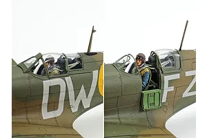 Tamiya 1/48 Supermarine Spitfire Mk.I Fighter Scaled Plastic Model Kit image 37107