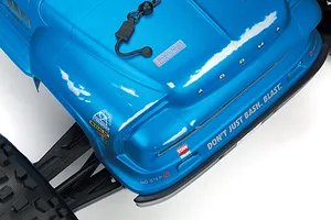 ARRMA 1/8 NOTORIOUS Real Steel Matte Blue Painted Body Shell image 37153