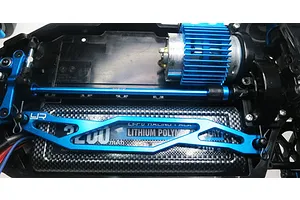 Yeah Racing Blue Aluminium TT-02 Battery Hold Down image 37185