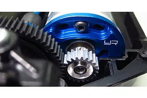 Yeah Racing Blue Aluminium Tamiya TT-02 Adjustable Motor Mount image 37231