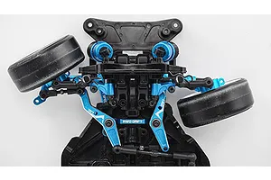 Yeah Racing Blue Aluminium Tamiya TT-02 RWD Steering Rack w/ Bearings image 37236