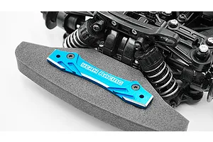 Yeah Racing Blue Aluminium Tamiya TT-02 Front Bumper Plate image 37245