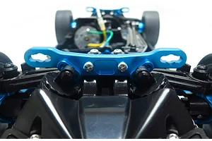 Yeah Racing Blue Aluminium Tamiya TT-02 Front or Rear Shock Tower 1Pc image 37248