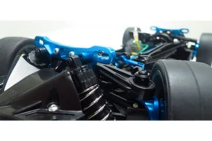 Yeah Racing Blue Aluminium Tamiya TT-02 Front or Rear Shock Tower 1Pc image 37249