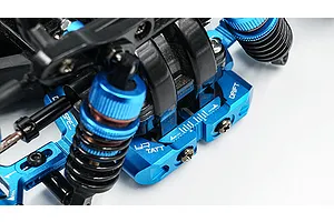 Yeah Racing Blue Aluminium Tamiya TT-02 RWD Adjustable Rear Lower Suspension Arm Pin Mount image 37256