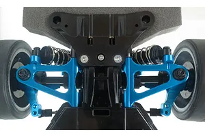 Yeah Racing Blue Aluminium Tamiya TT-02 Front Lower Suspension Arms 2Pcs image 37260