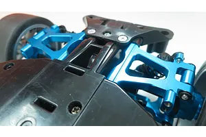 Yeah Racing Blue Aluminium Tamiya TT-02 Rear Lower Suspension Arms 2Pcs image 37262