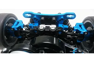 Yeah Racing Blue Aluminium Tamiya TT-02 Adjustable Rear Upper Suspension Arms 2Pcs image 37275