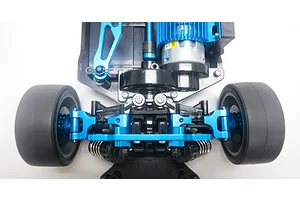 Yeah Racing Blue Aluminium Tamiya TT-02 Adjustable Rear Upper Suspension Arms 2Pcs image 37277
