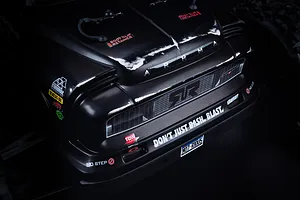 ARRMA 1/8 NOTORIOUS Real Steel Matte Black Painted Body Shell image 37323