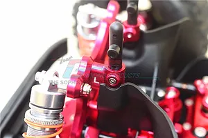 GPM Blue Aluminium Outcast Front & Rear Body Post Mount Set image 37374