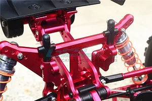 GPM Blue Aluminium Outcast Front & Rear Body Post Mount Set image 37375