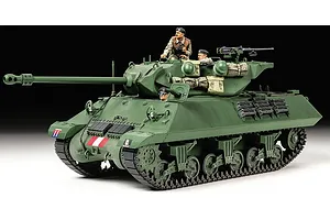 Tamiya 1/35 British M10 IIC Achilles Tank Scaled Plastic Model Kit image 37460