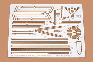 Tamiya 1/48 Fairey Swordfish Photo Etched Grille Set image 37488