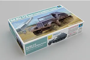 Trumpeter 1/35 German Sd.Kfz.7/3 Half-track Artillery Tractor Scaled Plastic Model Kit image 37591
