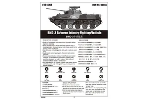 Trumpeter 1/35 BMD-3 Airborne Infantry Fighting Tank Scaled Plastic Model Kit image 6
