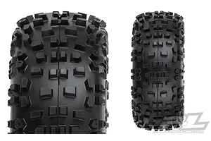 Pro-Line 2.8" Badlands Tyres on Black Raid Rims - Glued Wheels 2Pcs image 37705