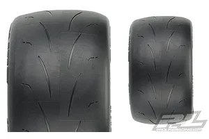 Pro-Line 2.8" Prime Street Tyres on Black Raid Rims - Glued Wheels 2Pcs image 37710