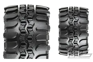 Pro-Line 2.8" Interco TSL SX Super Swamper Tyres on Black Raid Rims - Glued Wheels 2Pcs image 37714