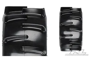 Pro-Line 2.8" Sand Paw Tyres on Black Raid Rims - Glued Wheels 2Pcs image 37716