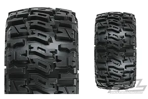 Pro-Line 2.8" Low Profile Trencher Tyres on Black Raid Rims - Glued Wheels 2Pcs image 37719