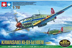 Tamiya 1/72 Kawasaki Ki-61-Id Hien Tony Fighter Scaled Plastic Model Kit