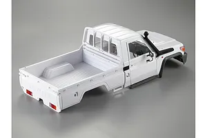 Killerbody 1/10 Toyota Land Cruiser 70 Hard Body Kit with Accessories - White image 37988