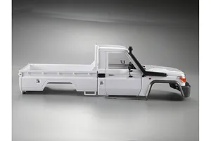 Killerbody 1/10 Toyota Land Cruiser 70 Hard Body Kit with Accessories - White image 37989