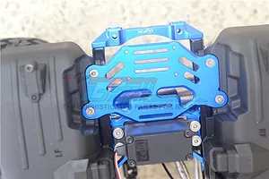 GPM Blue Aluminium TRX-4 Front Fender Mount image 38074