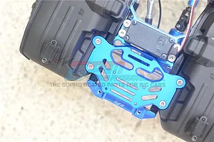 GPM Blue Aluminium TRX-4 Front Fender Mount image 38075