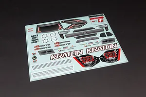 ARRMA 1/10 KRATON 4S Clear Unpainted Body Shell image 38210
