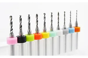 Yeah Racing Black Aluminium Hand Drill Set w/ 10Pc Drill Bits image 38436