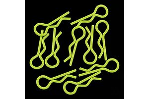 Yeah Racing 1/10 1/8 Florescent Yellow Body Pins 10Pcs image 38489