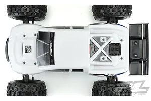 Pro-Line 1/8 E-Revo 2.0 Brute Bash Armor Pre-Cut White Painted Body Shell image 38575