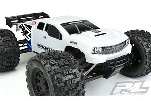 Pro-Line 1/8 E-Revo 2.0 Brute Bash Armor Pre-Cut White Painted Body Shell image 38576
