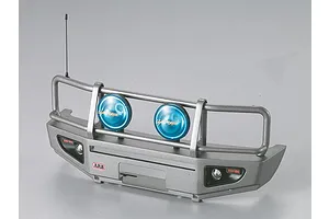 Killerbody 1/10 Toyota Land Cruiser Silver Grey Alloy Bumper w/ LEDS Upgrade Sets image 38685