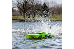 Pro Boat Miss Geico Zelos 36" Catamaran Brushless Electric RC Speed Boat image 38789