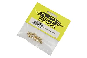 Yeah Racing Male 5mm Gold Bullet Plugs 4Pcs image 38884