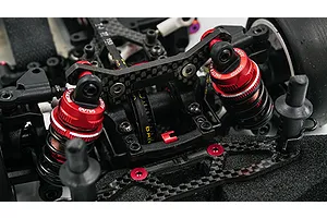 Yeah Racing 1/10 Red Aluminium Qutus Challenger Touring M-Chassis 50mm Shocks 4Pcs image 38890