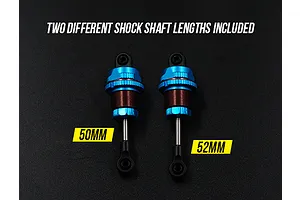 Yeah Racing 1/10 Red Aluminium Qutus Challenger Touring M-Chassis 50mm Shocks 4Pcs image 38891