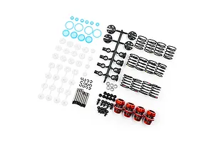 Yeah Racing 1/10 Red Aluminium Qutus Challenger Touring M-Chassis 50mm Shocks 4Pcs image 38893