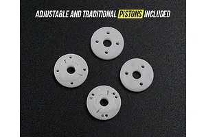 Yeah Racing 1/10 Blue Aluminium Qutus Challenger Touring M-Chassis 50mm Shocks 4Pcs image 38898