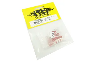 Yeah Racing Aluminium M3 Shim Kit - Red image 38934