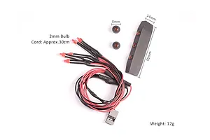 GPM Black TRX-4 Mercedes G 500 Centre LED Brake Light Kit image 2