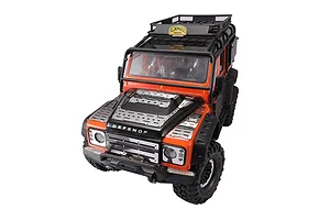 GPM Silver Stainless Steel TRX-4 Defender Slip Proof Bonnet Hood Plate Set 5Pcs image 39009