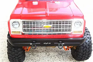 GPM Black Aluminium TRX-4 Chevy Blazer Front Bumper w/ D-Ring image 39025